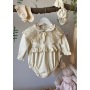 Kız Bebek Üçlü Romper